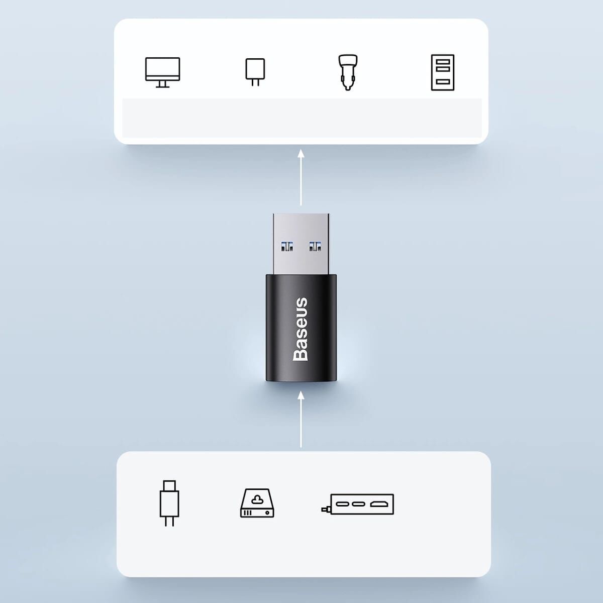 Baseus Mini OTG Adapter USB 3.1 to Type-C - Image 3