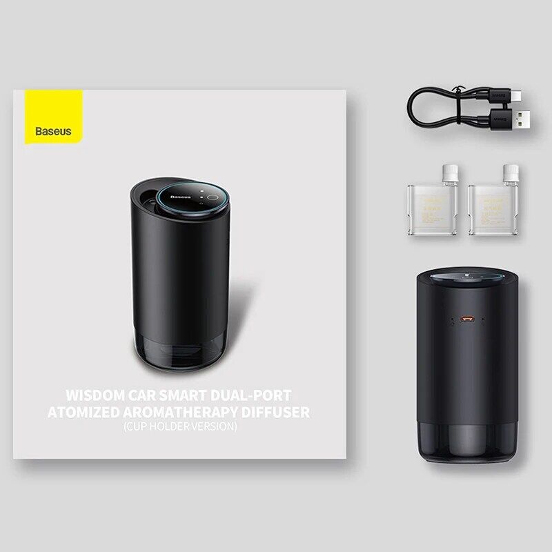 Baseus Wisdom Car Smart Dual-Port Diffuser - Image 6