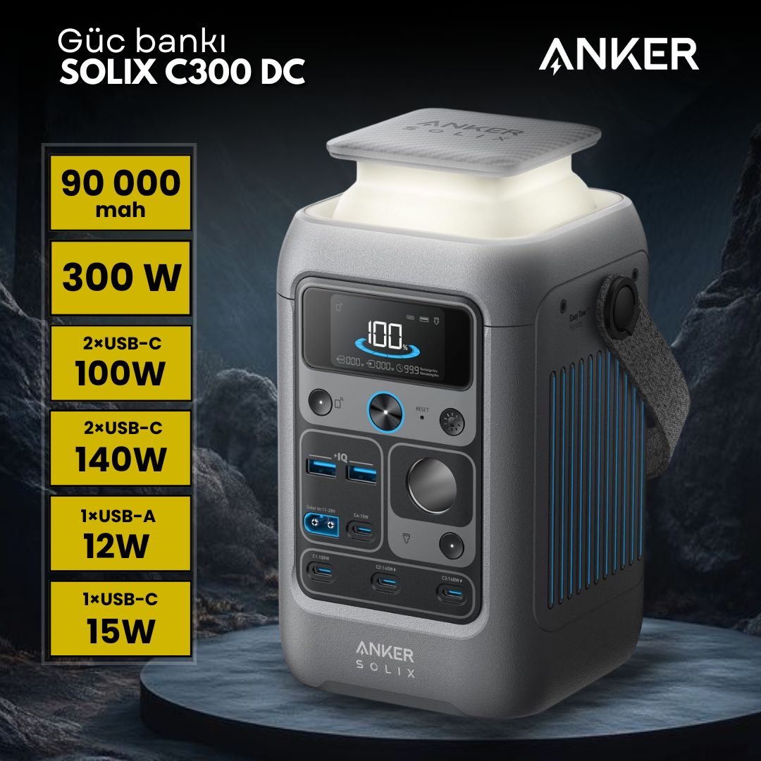 Anker Solix Power Bank Station 90.000 mAh 300W