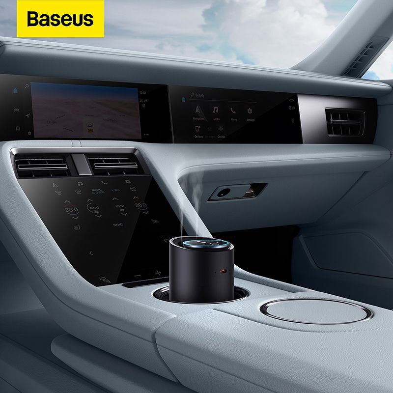 Baseus Wisdom Car Smart Dual-Port Diffuser - Image 2
