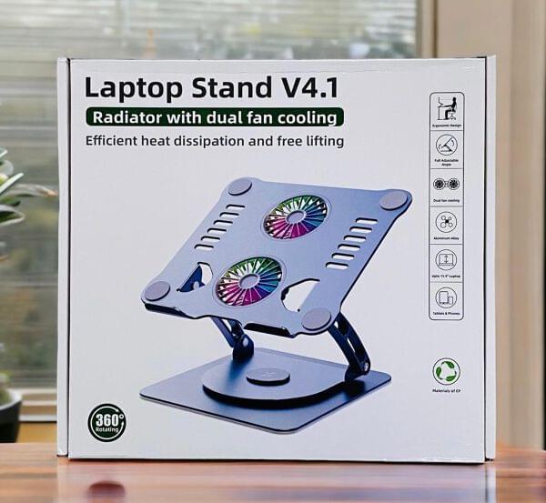 Aluminium laptop stand 360° - Image 7