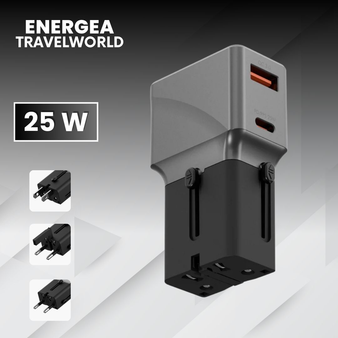 Energea Travel World Adapter 25
