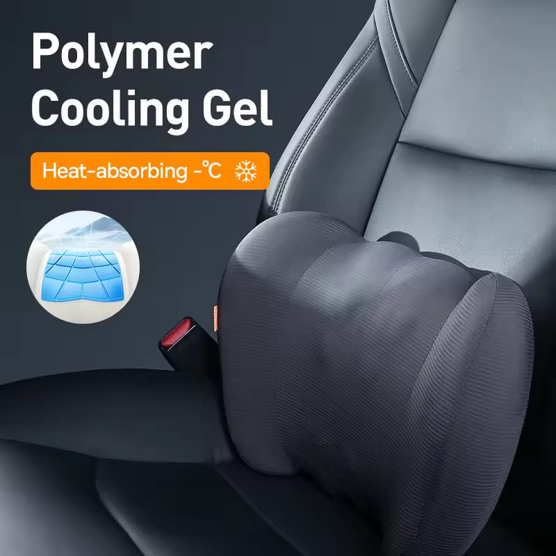 Baseus Car Headrest Neck Waist Pillow Cooling Gel - Image 4
