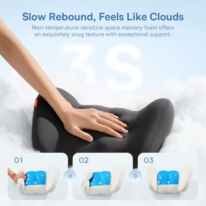 Baseus Car Headrest Neck Waist Pillow Cooling Gel - Image 6
