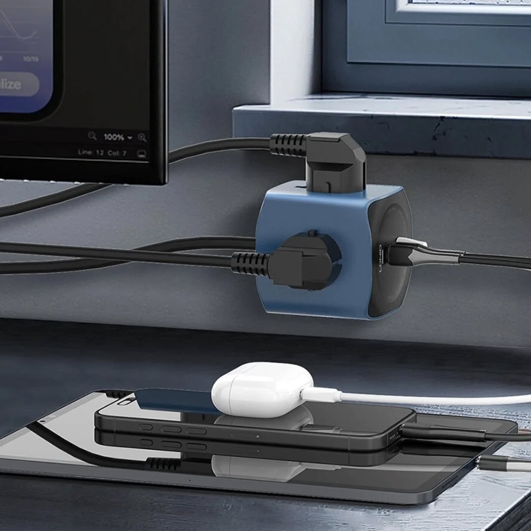 Ldnio 2500W 6-in-1 Power Socket Cube - Image 5