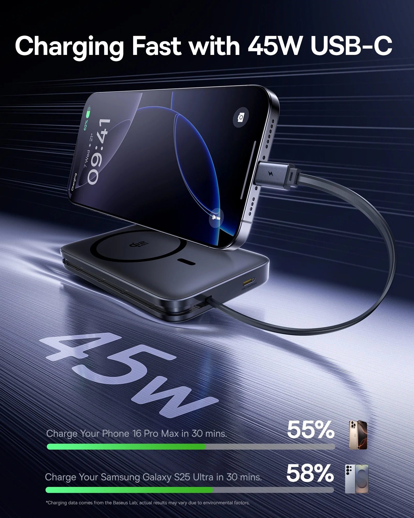 Baseus PicoGo 10000mAh Power Bank Qi2.2 25W - Image 3