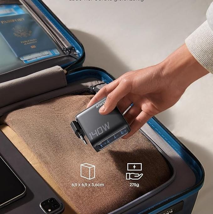 Anker Charger 140W, 4-Port, PD 3.1 EU - Image 6