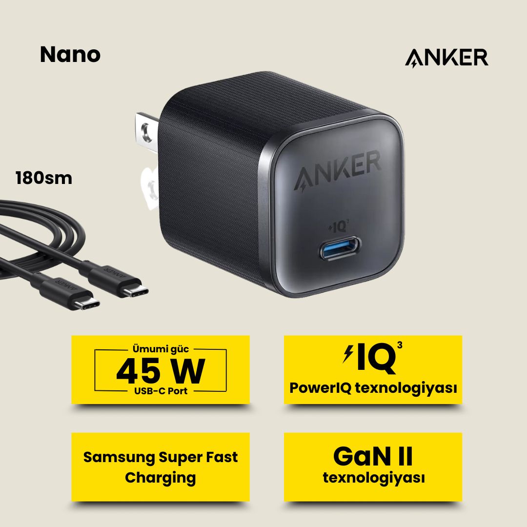 Anker Nano Charger 45W US
