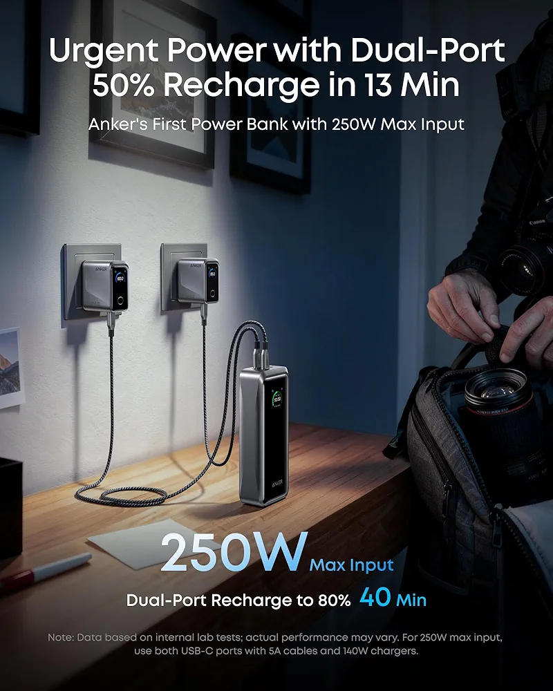 Anker Prime Power Bank 26K, 300W - Image 3